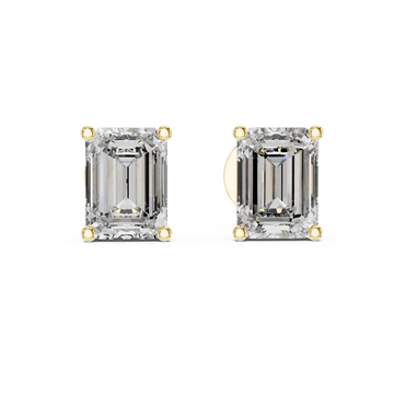  Gold Sophia Grace Stud Earrings Front View