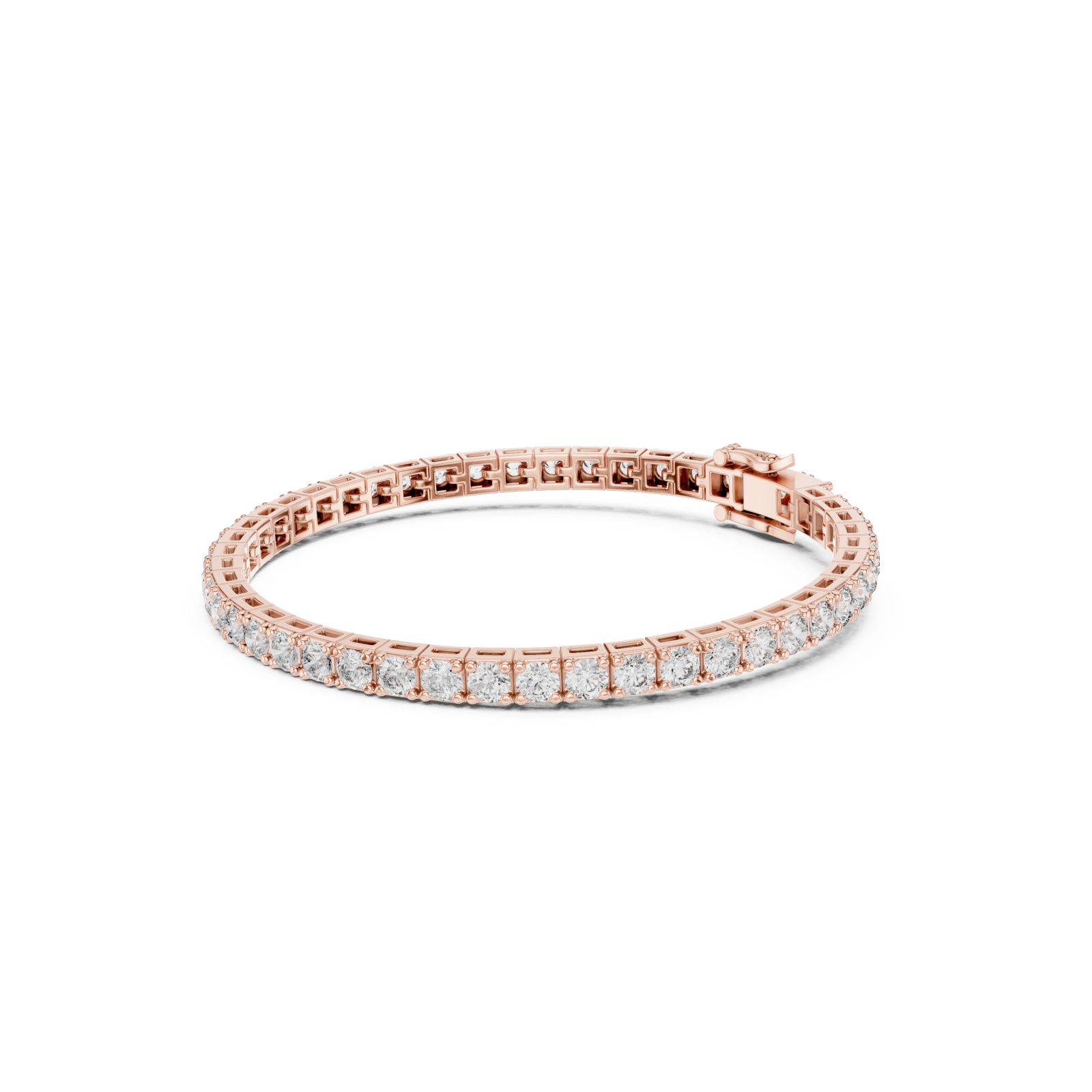  Rose Gold Celestial Radiance Charm Bracelet Left View