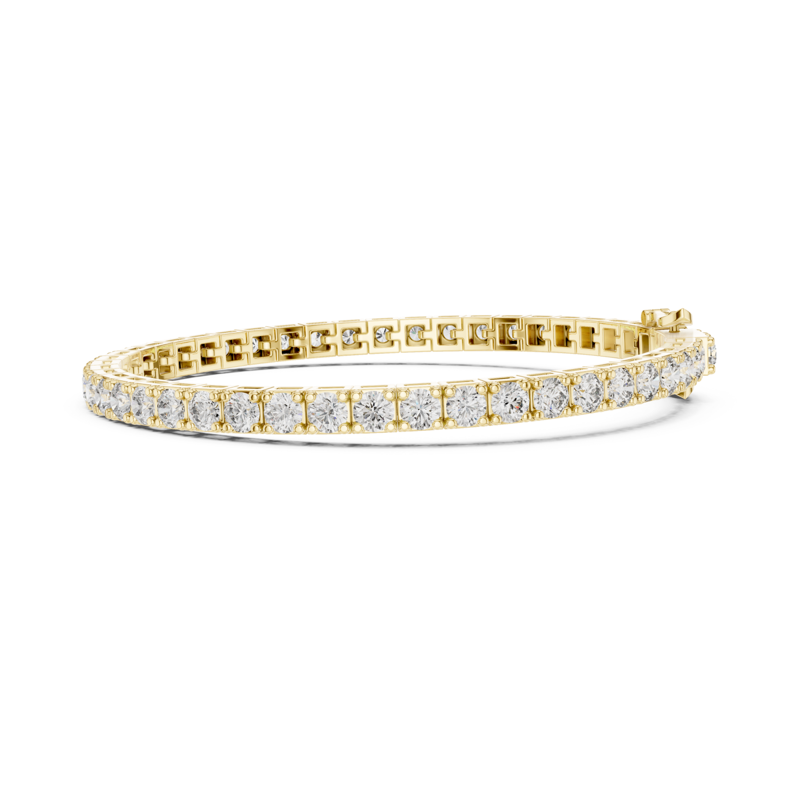  Gold Celestial Radiance Charm Bracelet Side View