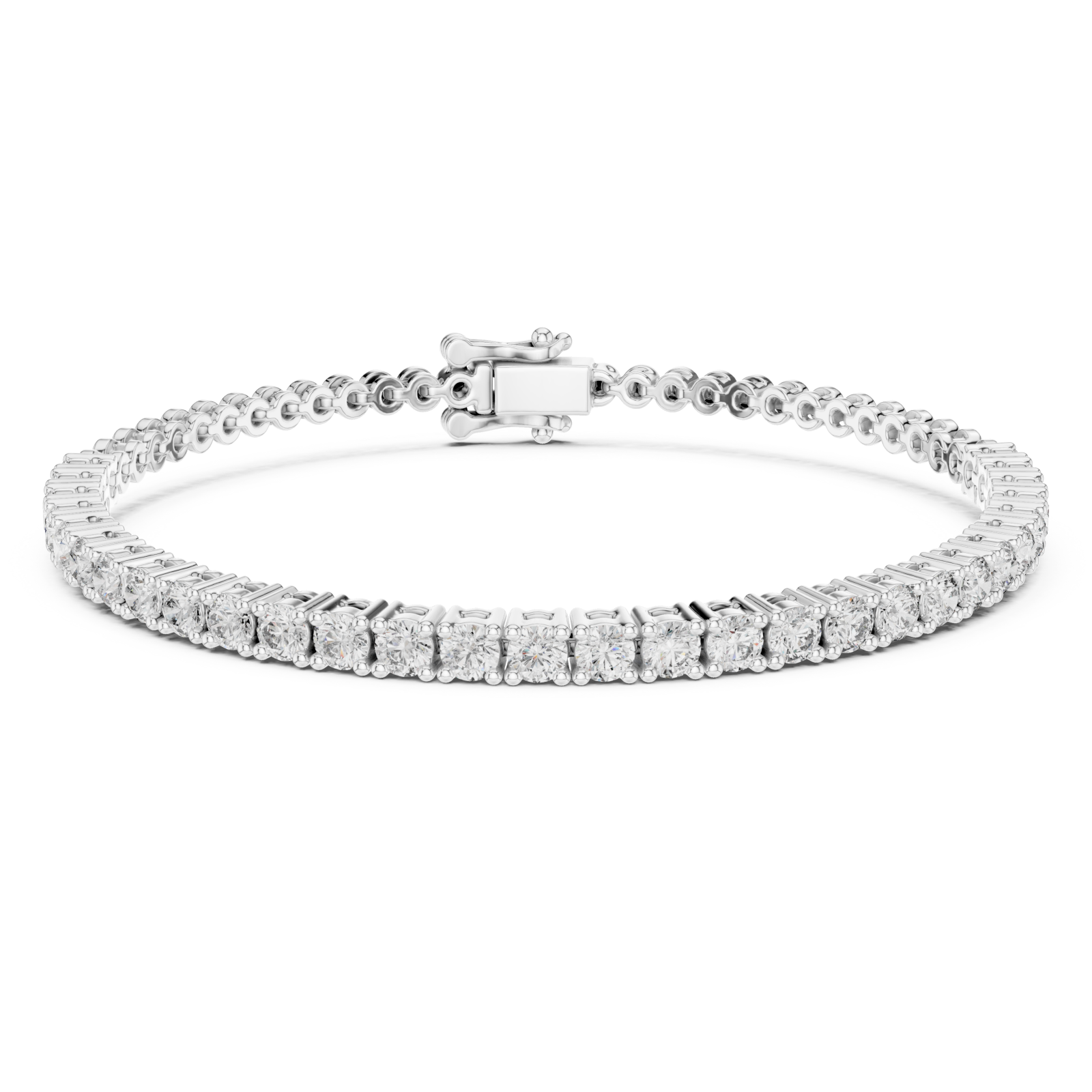  White Gold Twilight Embrace Sparkle Bracelet Right View