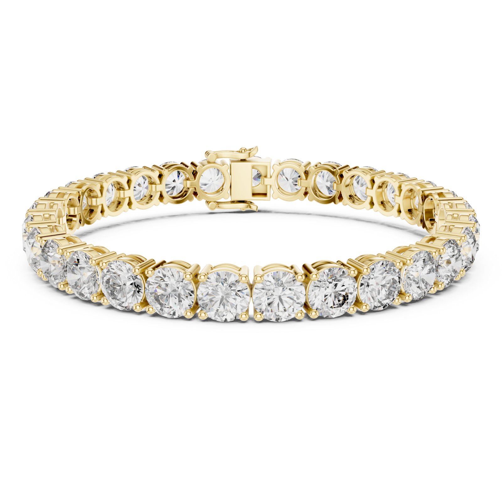 Gold Luminous Grandeur Harmony Bangle Right View