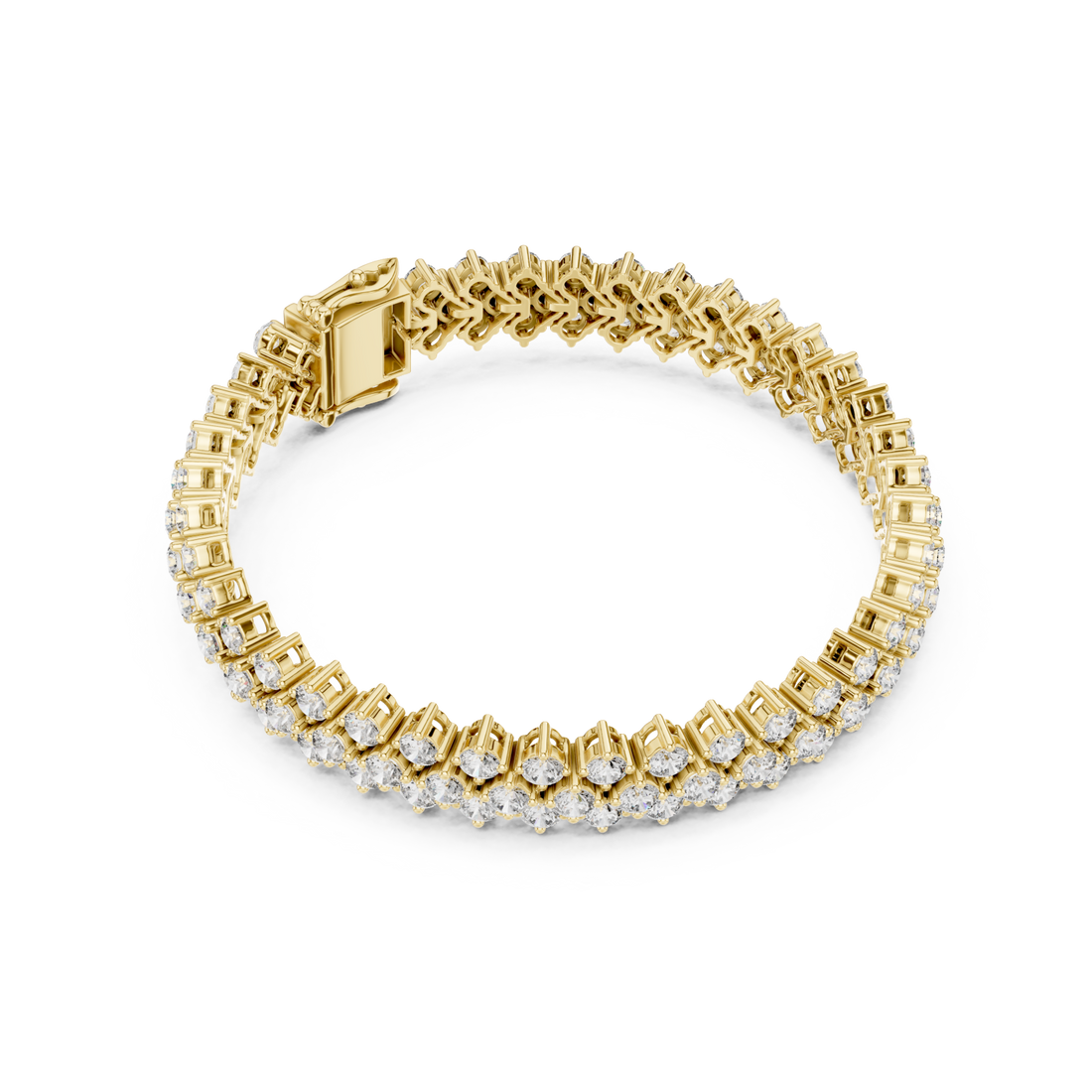 Gold Eternal Grace Layered Sparkle Bracelet Right View
