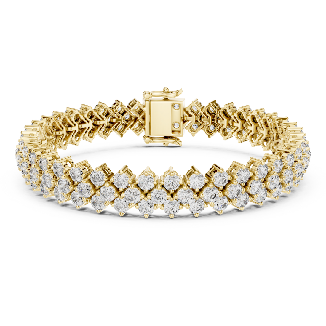 Gold Eternal Grace Layered Sparkle Bracelet Right View