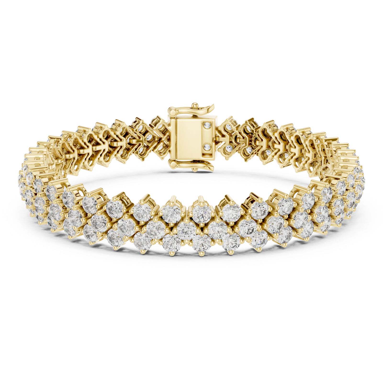 Gold Eternal Grace Layered Sparkle Bracelet Right View