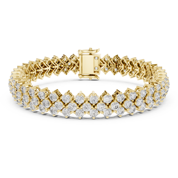 Gold Eternal Grace Layered Sparkle Bracelet Right View