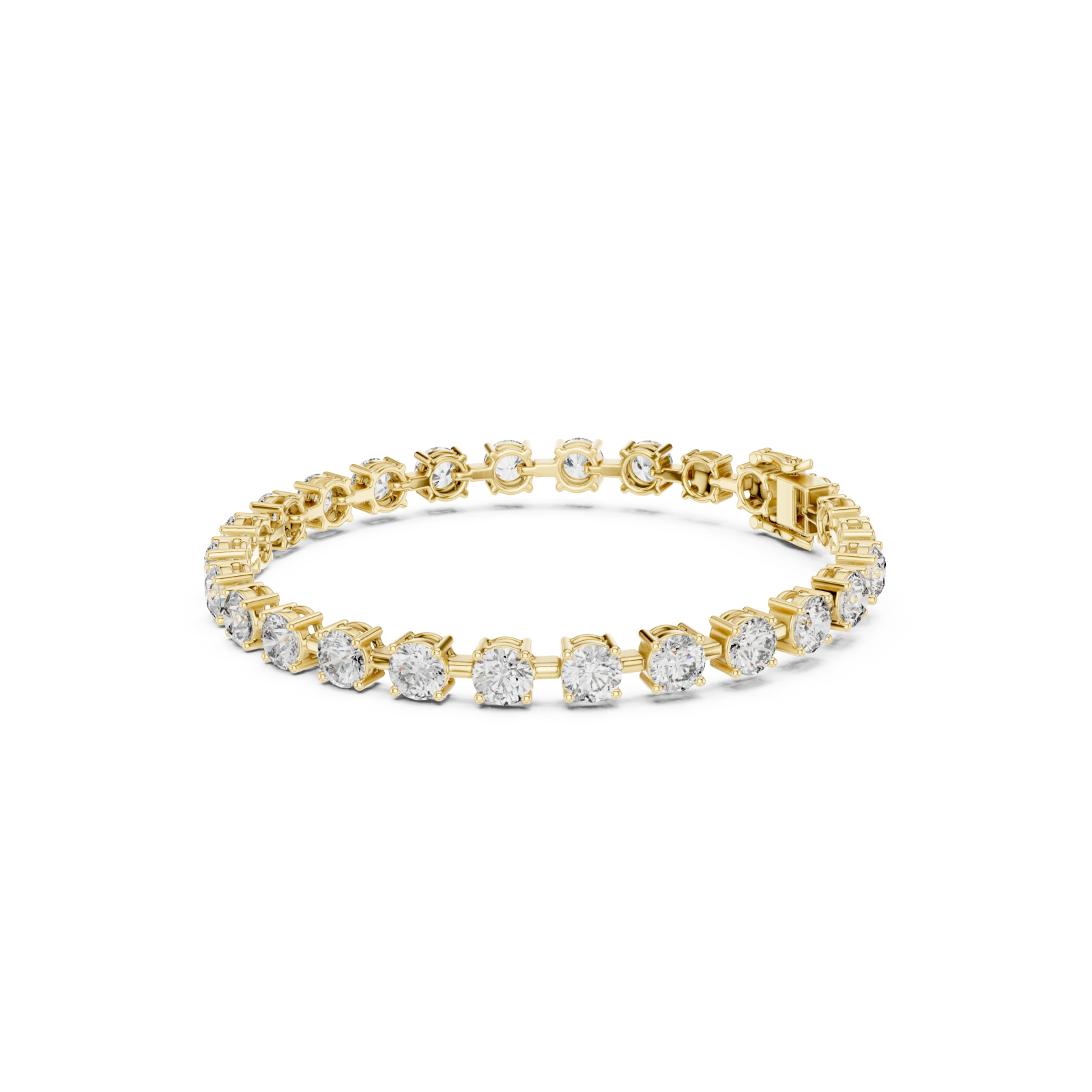  Gold Eternal Glow Tennis Lineage Bracelet Left View
