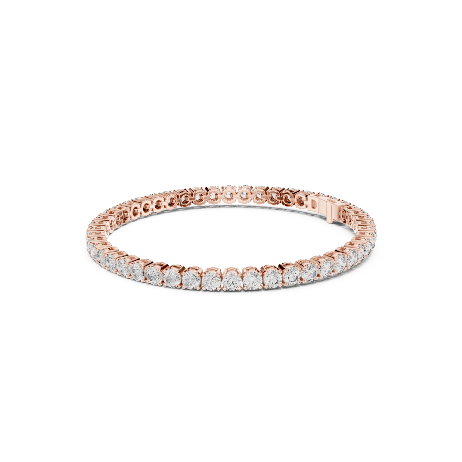  Rose Gold Celestial Soft Radiance Torsade Bracelet Left View