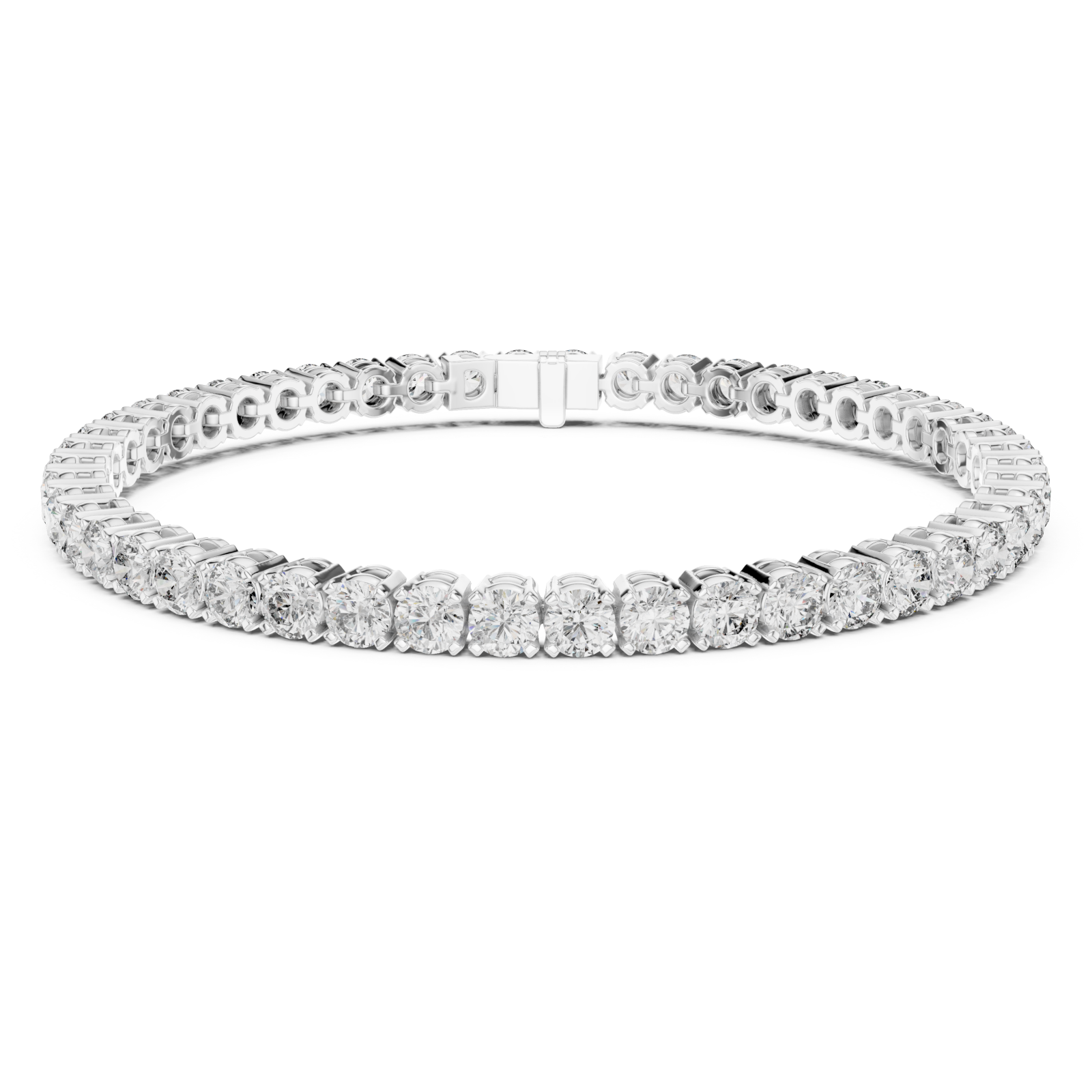  White Gold Celestial Soft Radiance Torsade Bracelet Right View