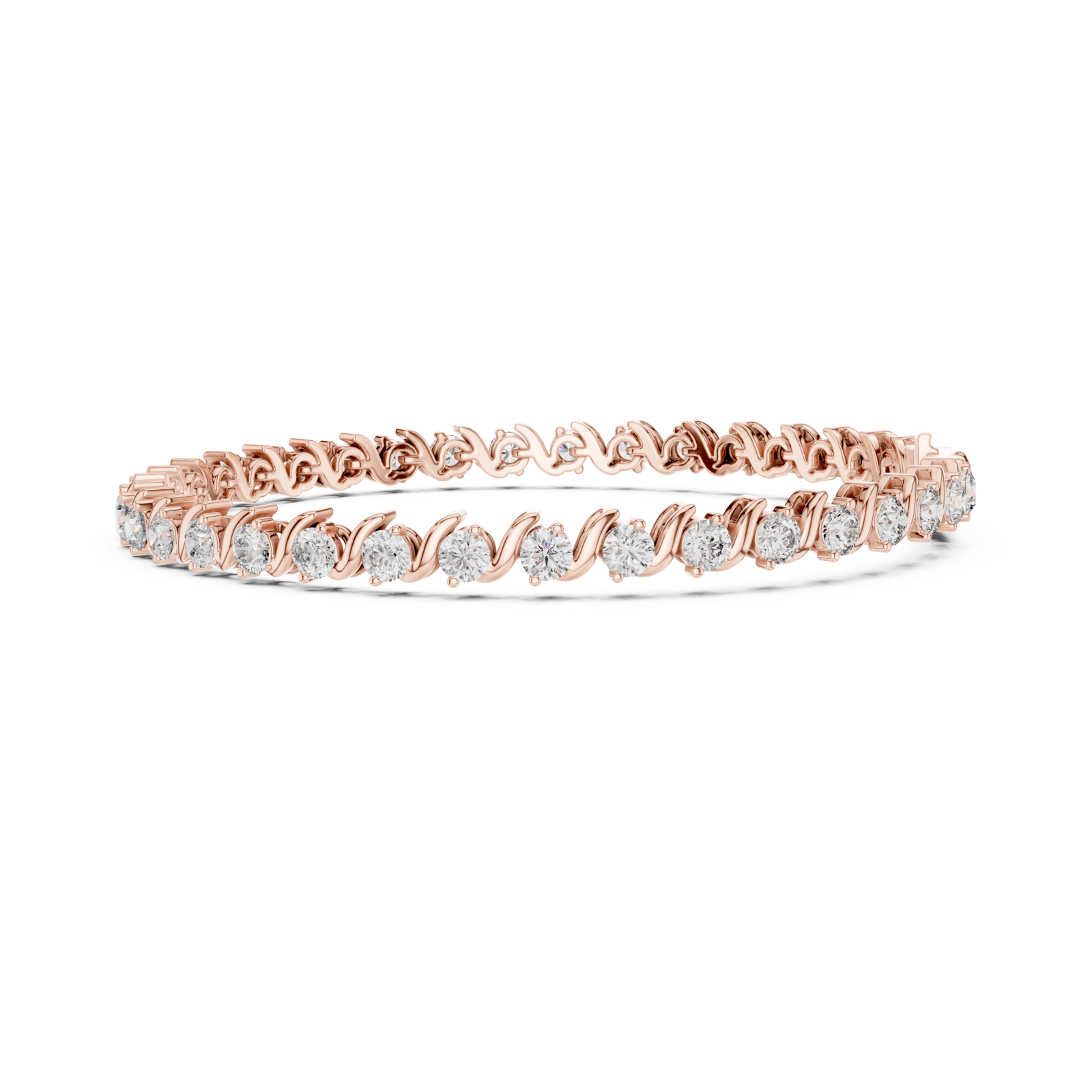  Rose Gold Celestial Whisper Bracelet Side View