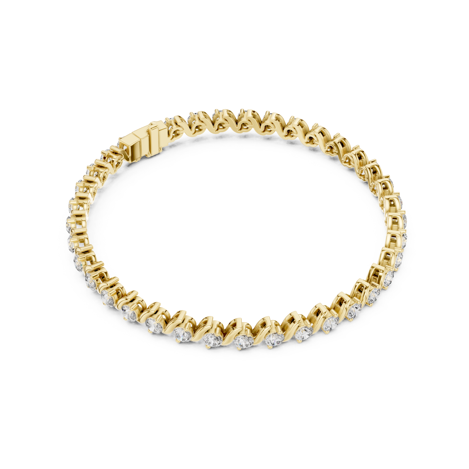  Gold Celestial Whisper Bracelet Front View