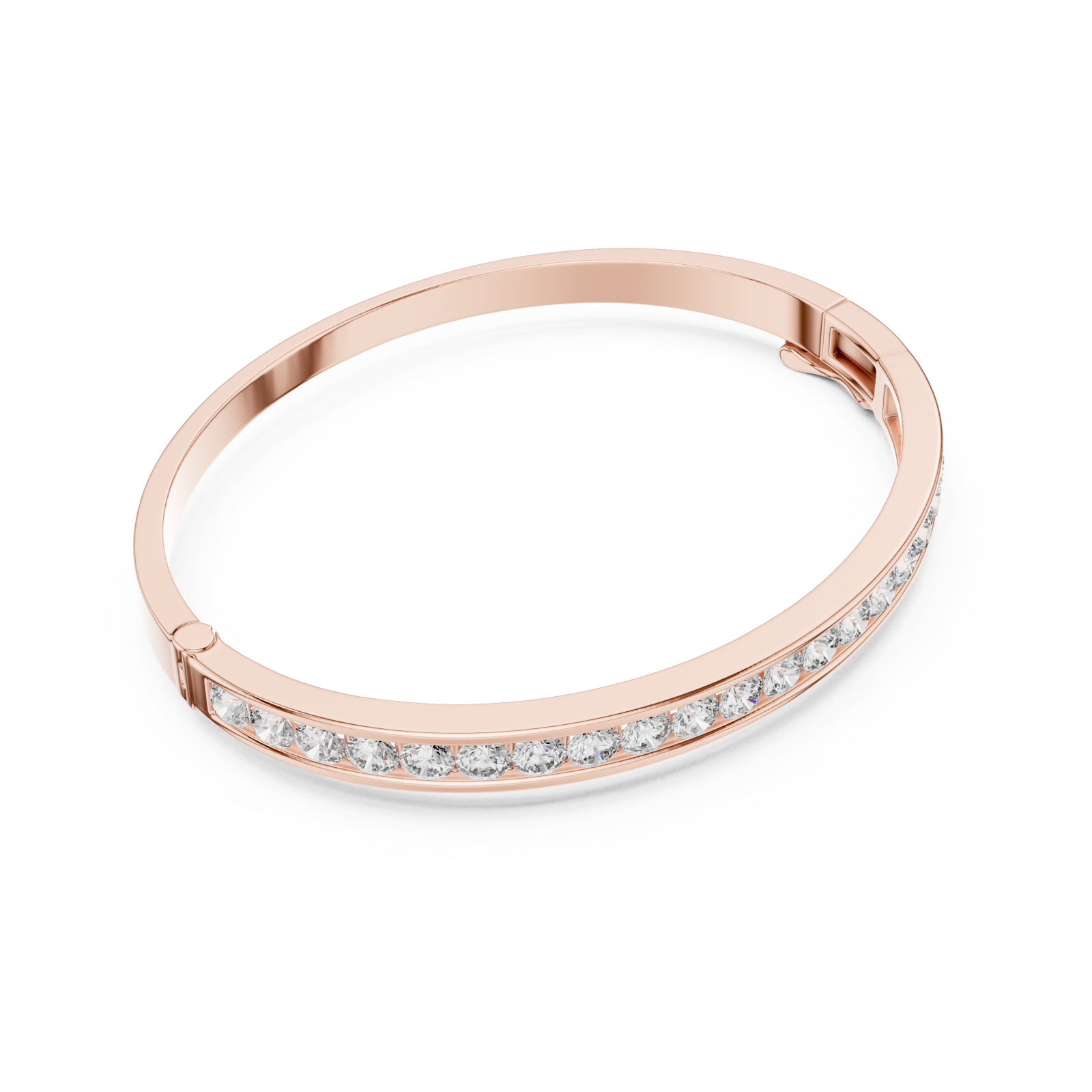 Rose Gold Radiant Embrace Aurora Bracelet Front View
