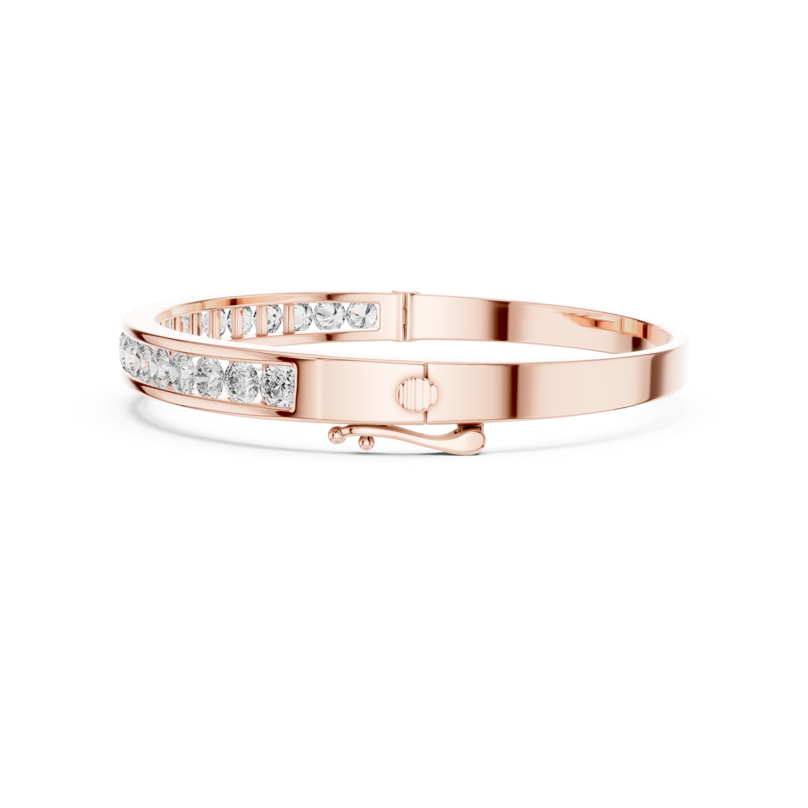  Rose Gold Radiant Embrace Aurora Bracelet Side View