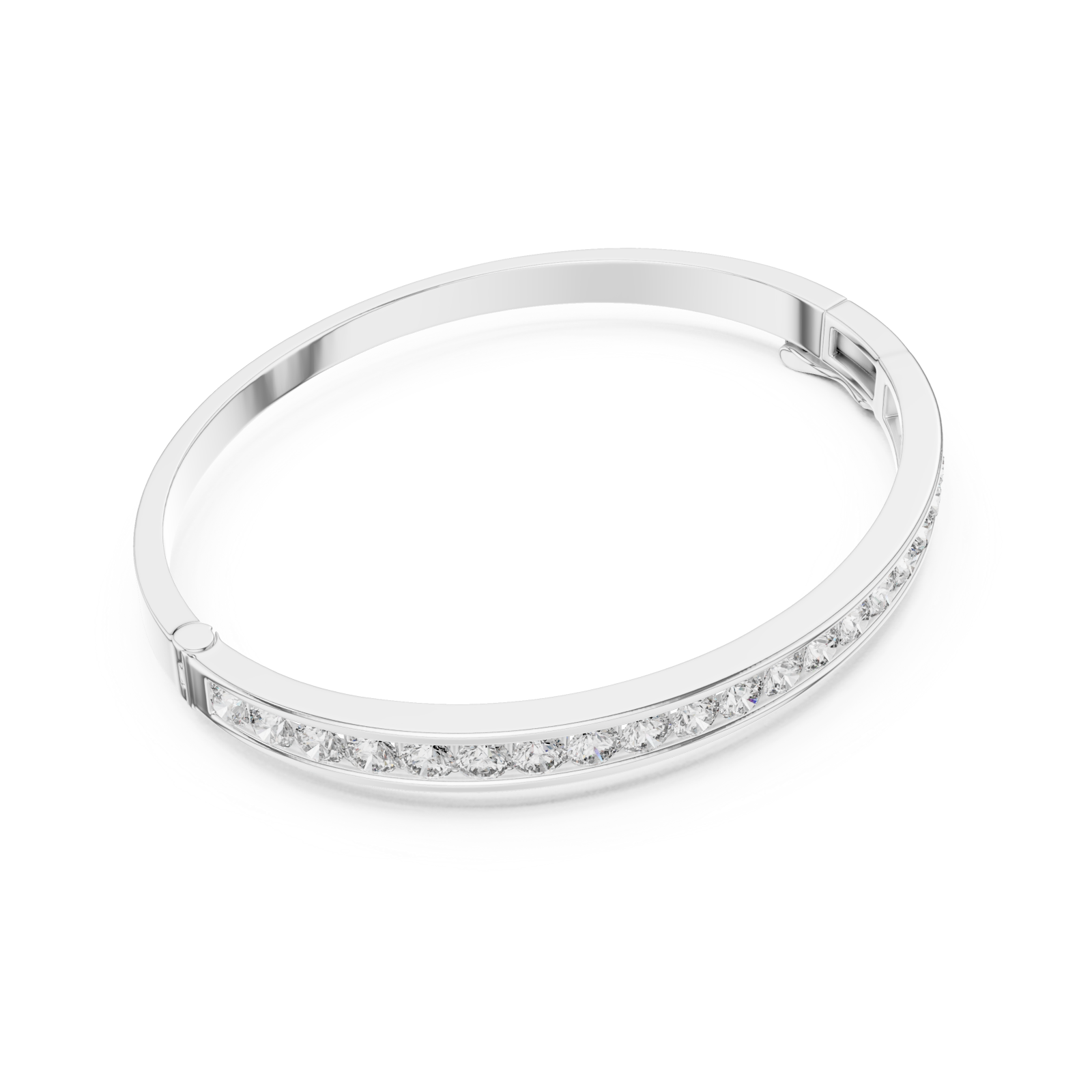  White Gold Radiant Embrace Aurora Bracelet Front View