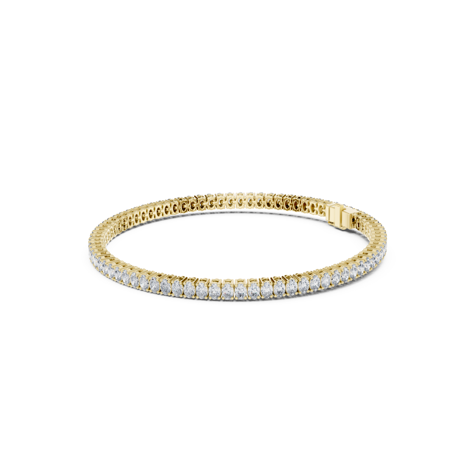 Gold Signature Contour Bracelet Left View