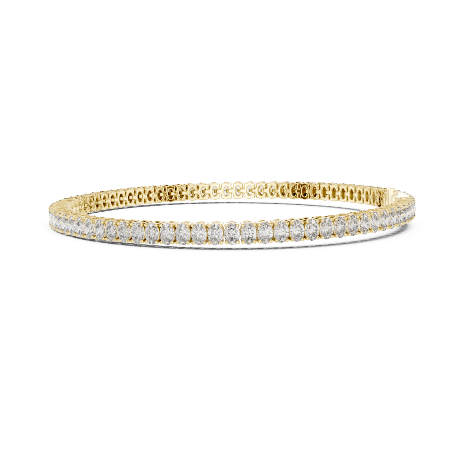  Gold Signature Contour Bracelet Side View