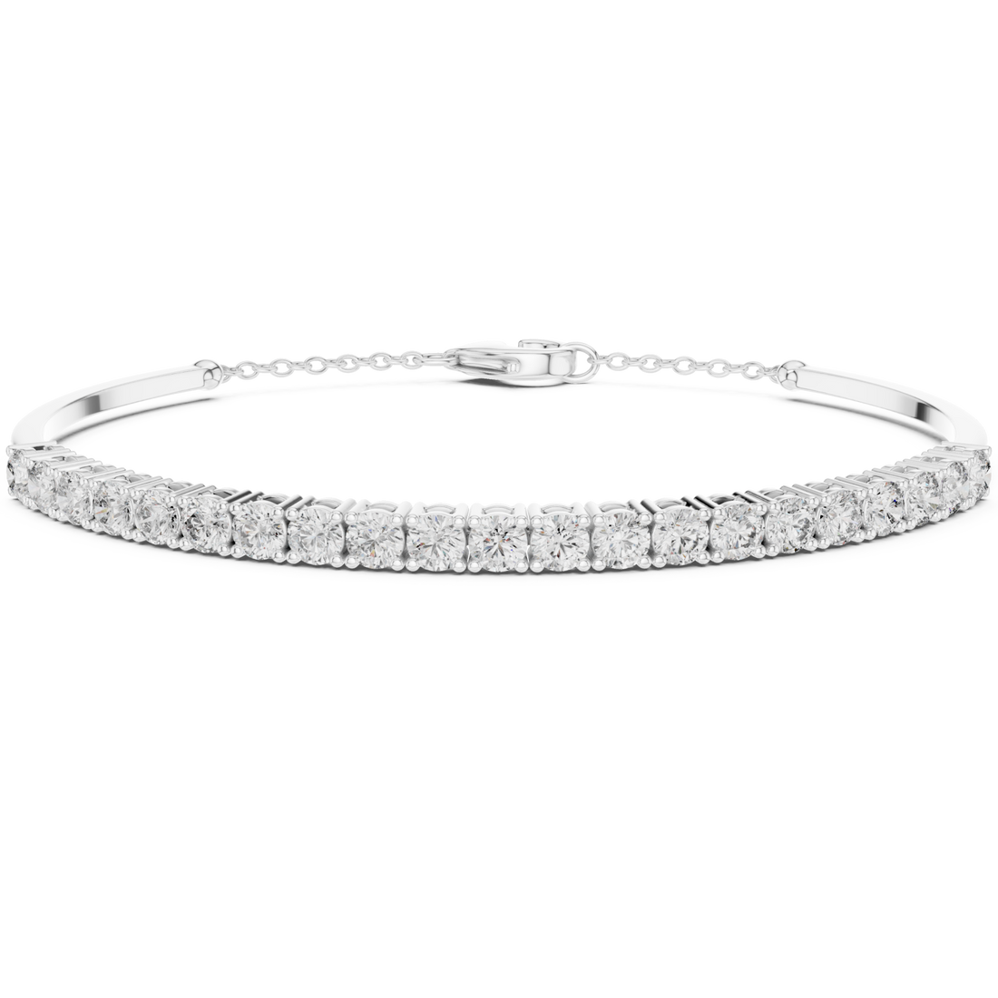  White Gold Eternal Whisper Symphony Flexi Bracelet Right View