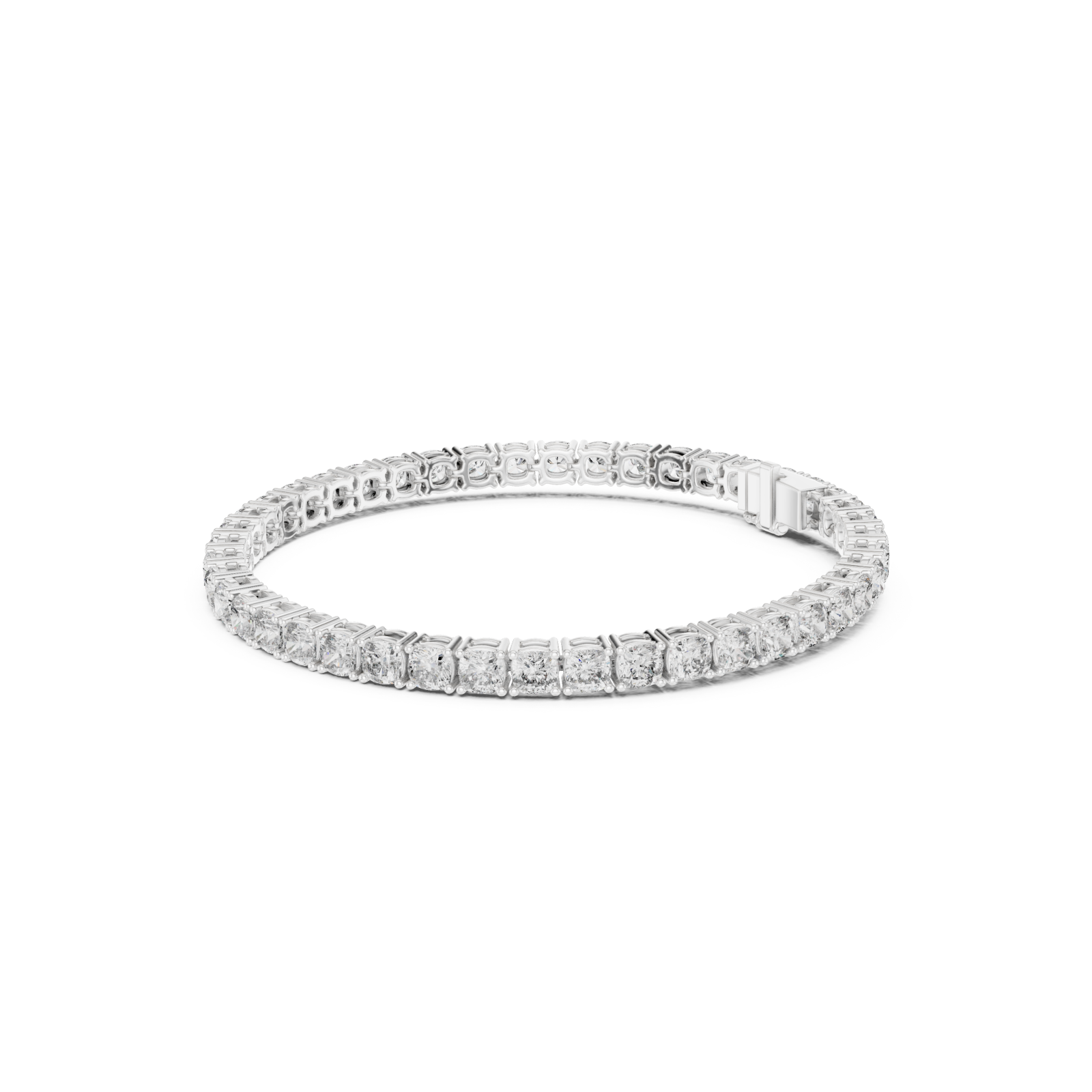  White Gold Velvet Embrace Signature Cuff Left View