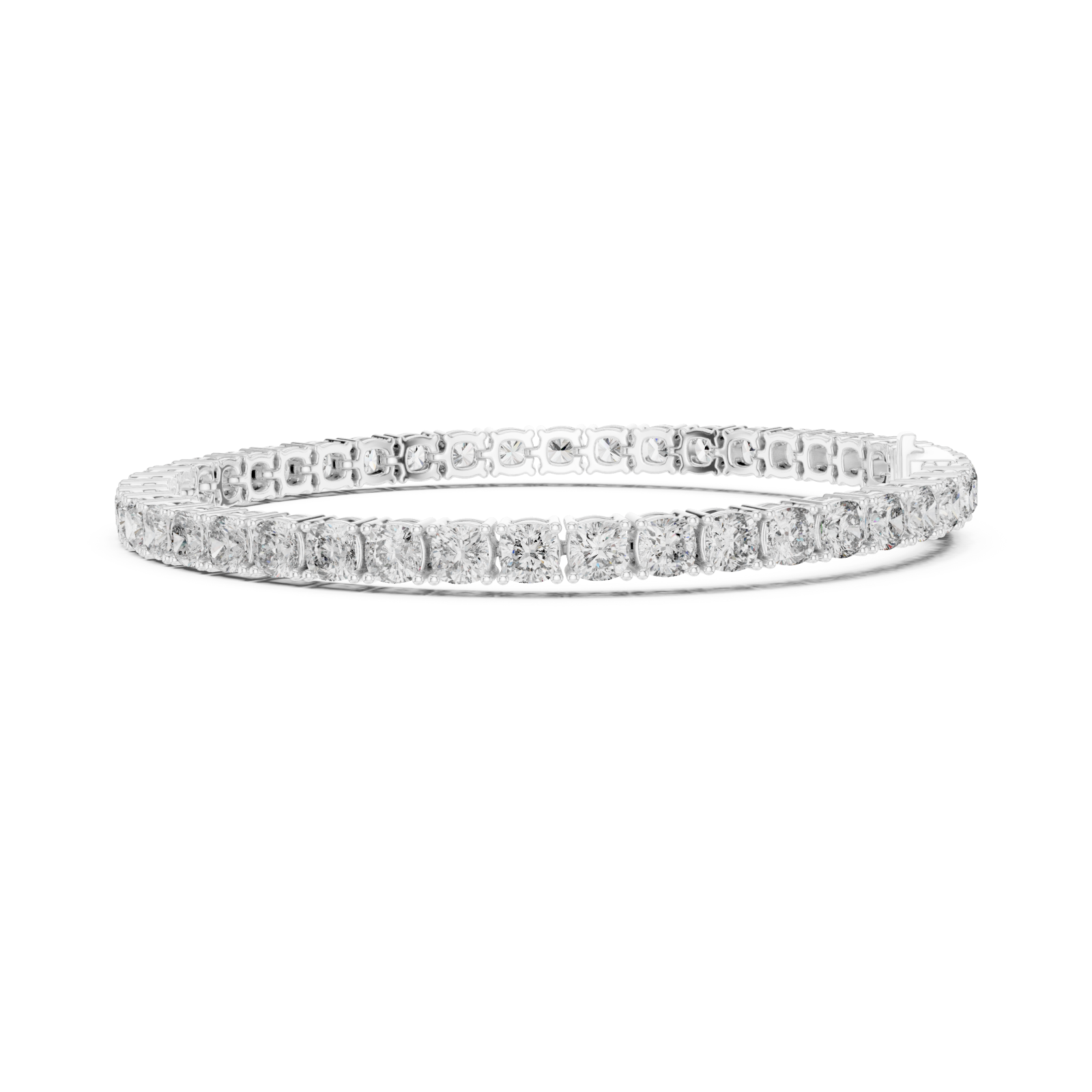  White Gold Velvet Embrace Signature Cuff Side View