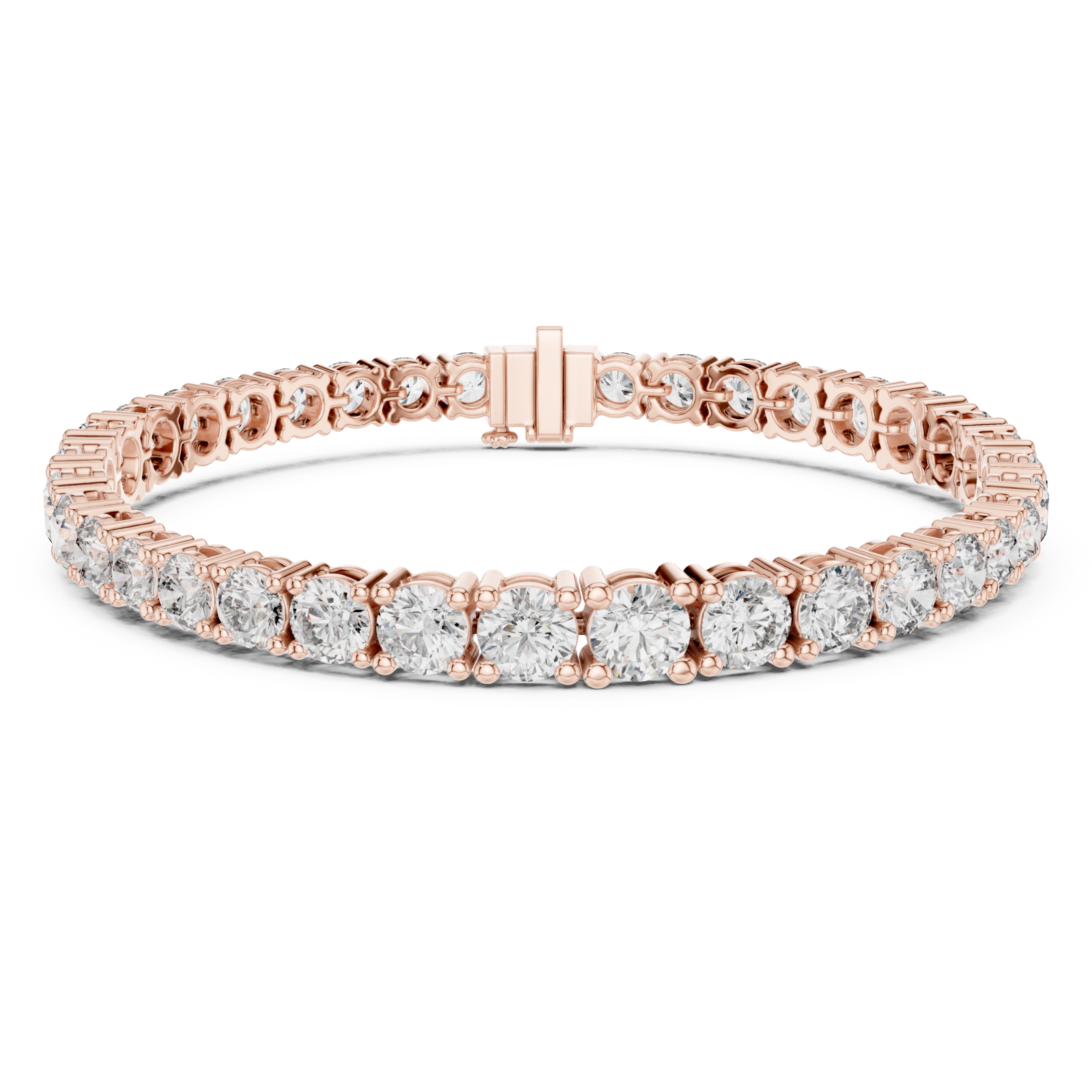  Rose Gold Luminous Classic Eternity Luxe Bracelet Right View