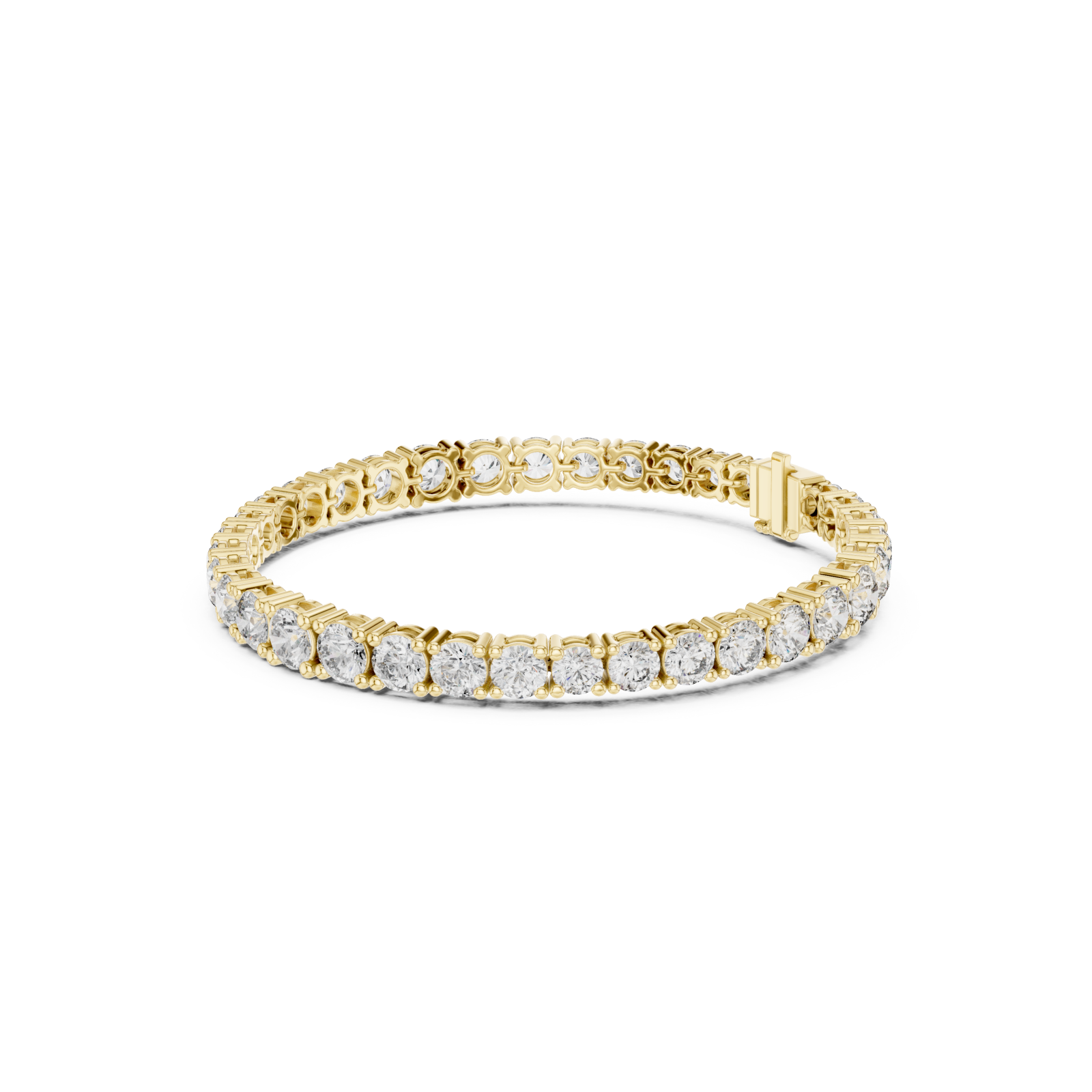  Gold Luminous Classic Eternity Luxe Bracelet Left View