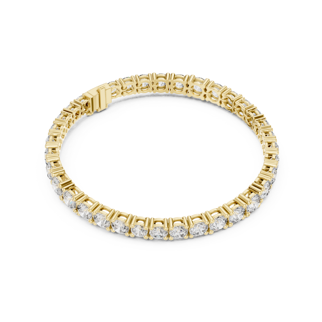 Gold Luminous Classic Eternity Luxe Bracelet Right View