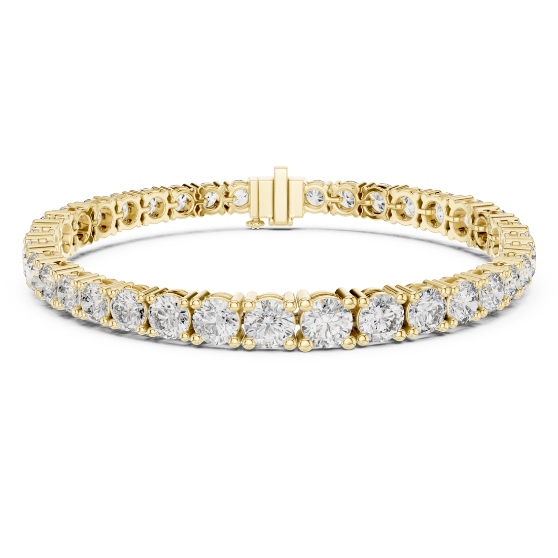 Gold Luminous Classic Eternity Luxe Bracelet Right View