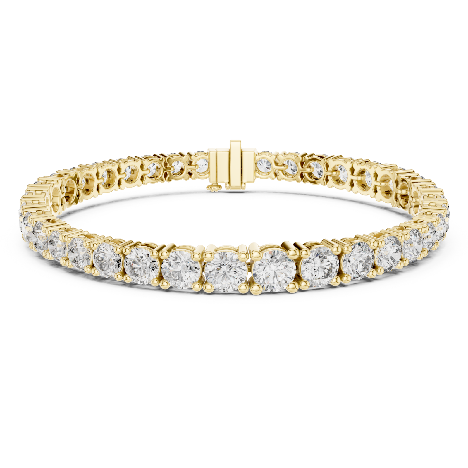 Gold Luminous Classic Eternity Luxe Bracelet Right View