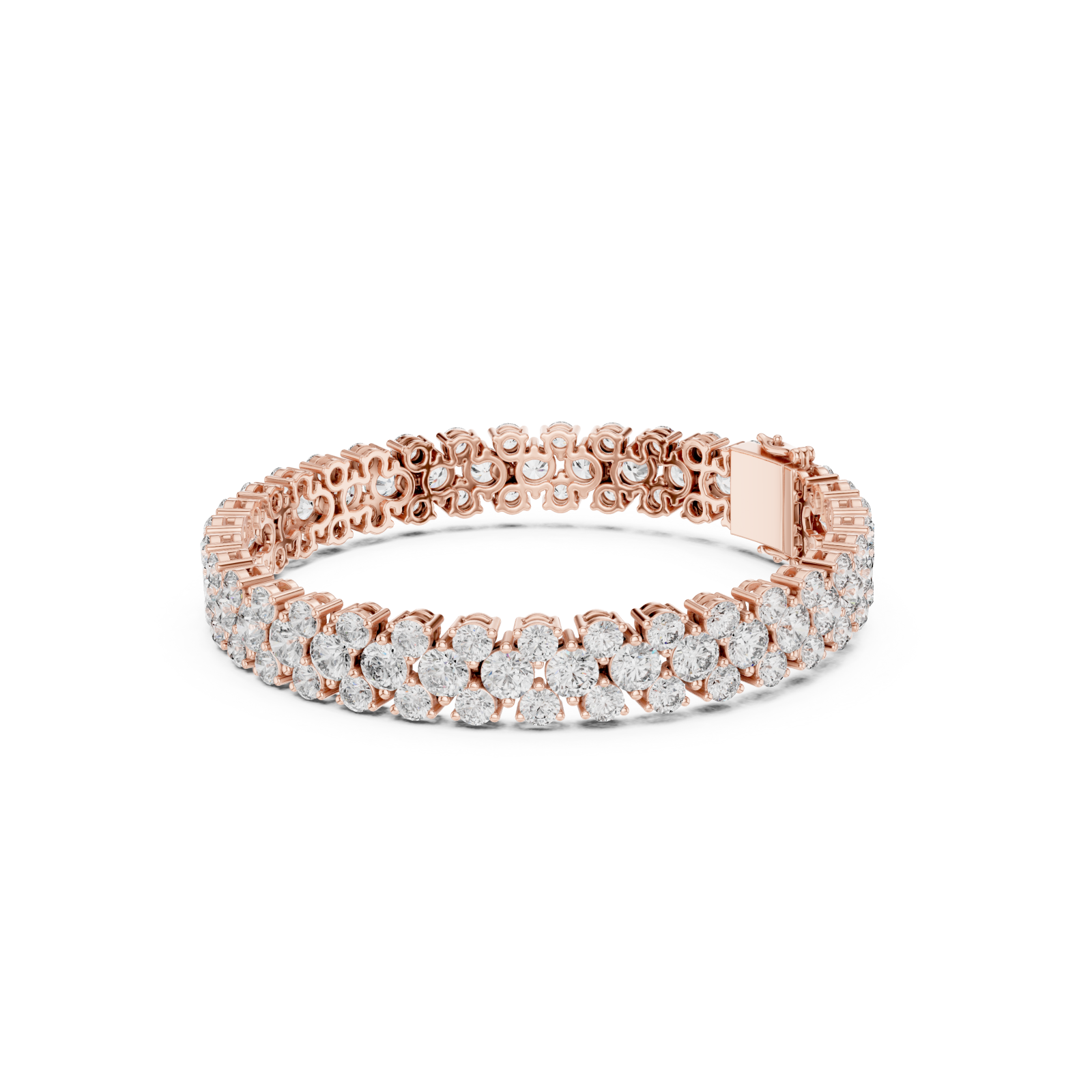  Rose Gold Opal Mist Radiant Bracelet Left View