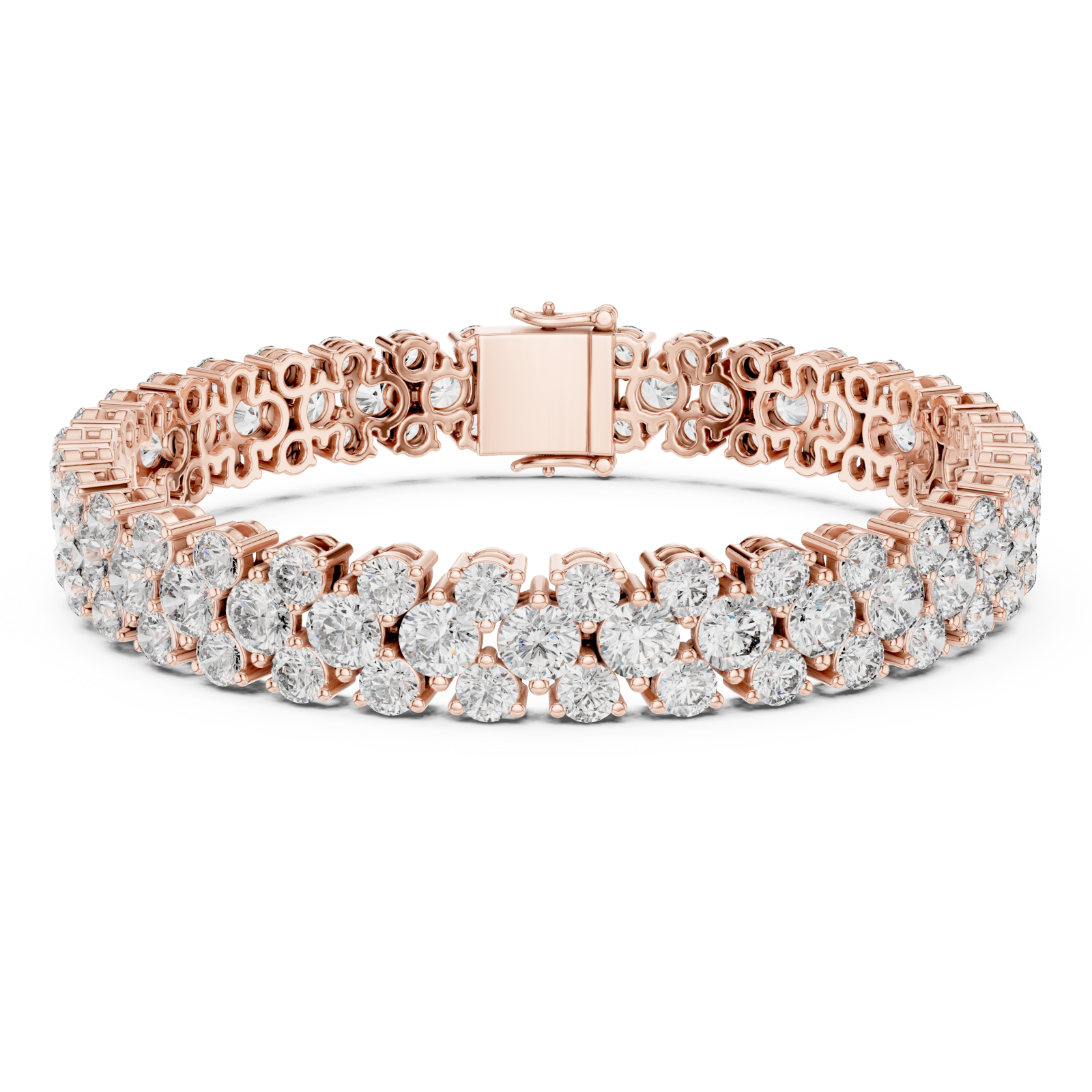  Rose Gold Opal Mist Radiant Bracelet Right View