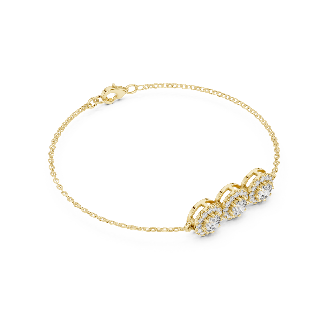 Gold Eternal Muse Signature Three Motif Bracelet Right View