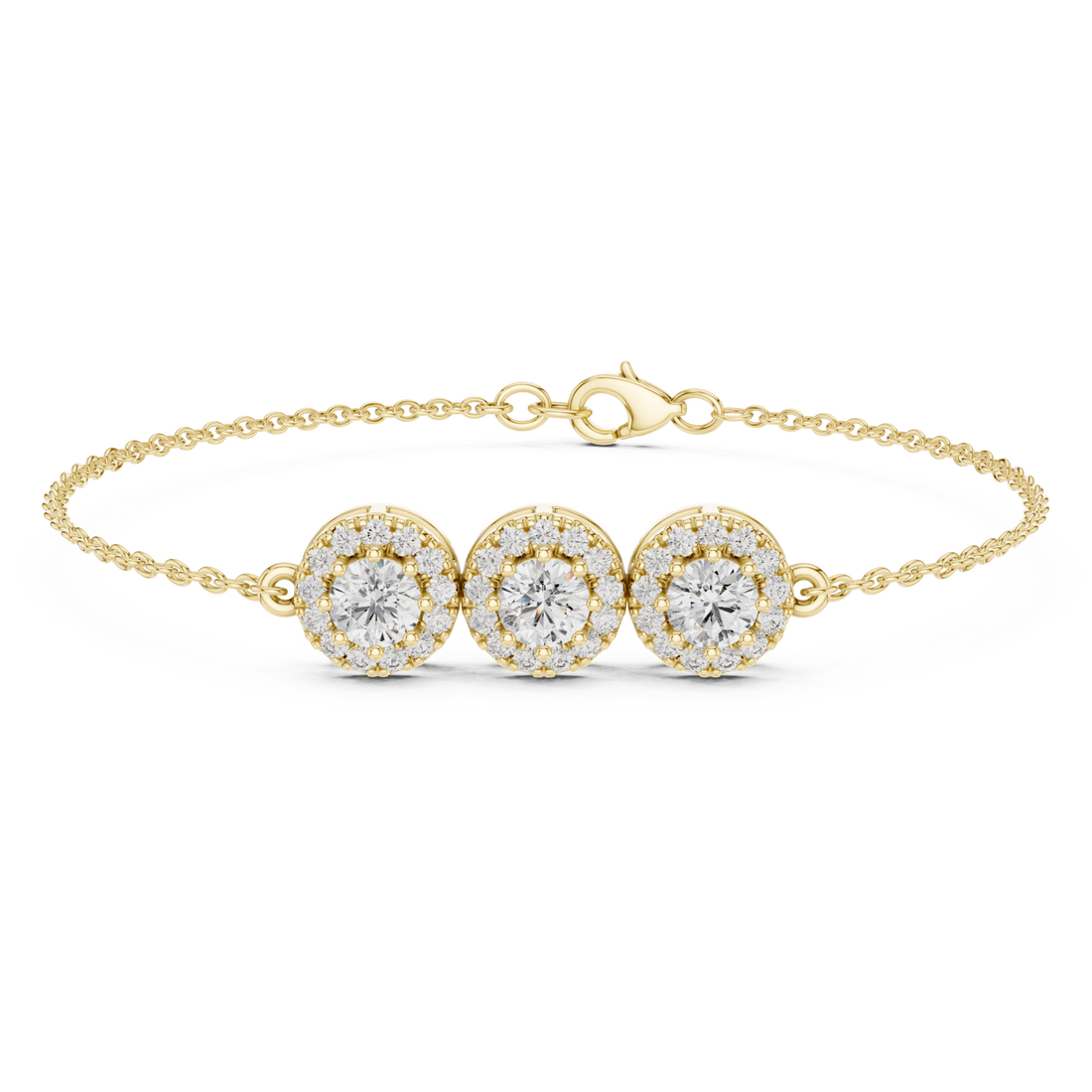 Gold Eternal Muse Signature Three Motif Bracelet Right View