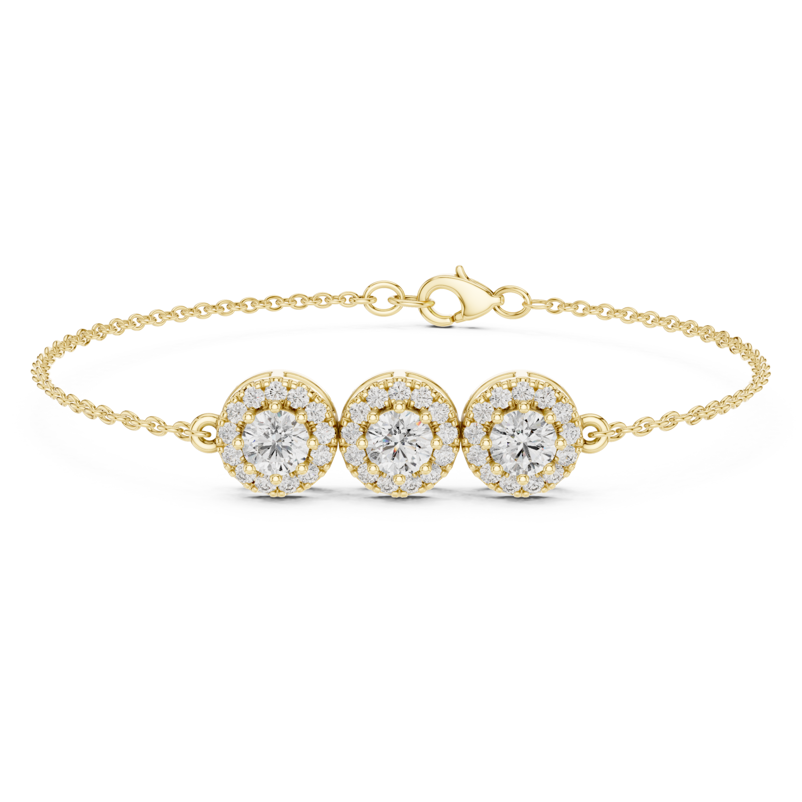 Gold Eternal Muse Signature Three Motif Bracelet Right View