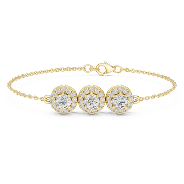 Gold Eternal Muse Signature Three Motif Bracelet Right View