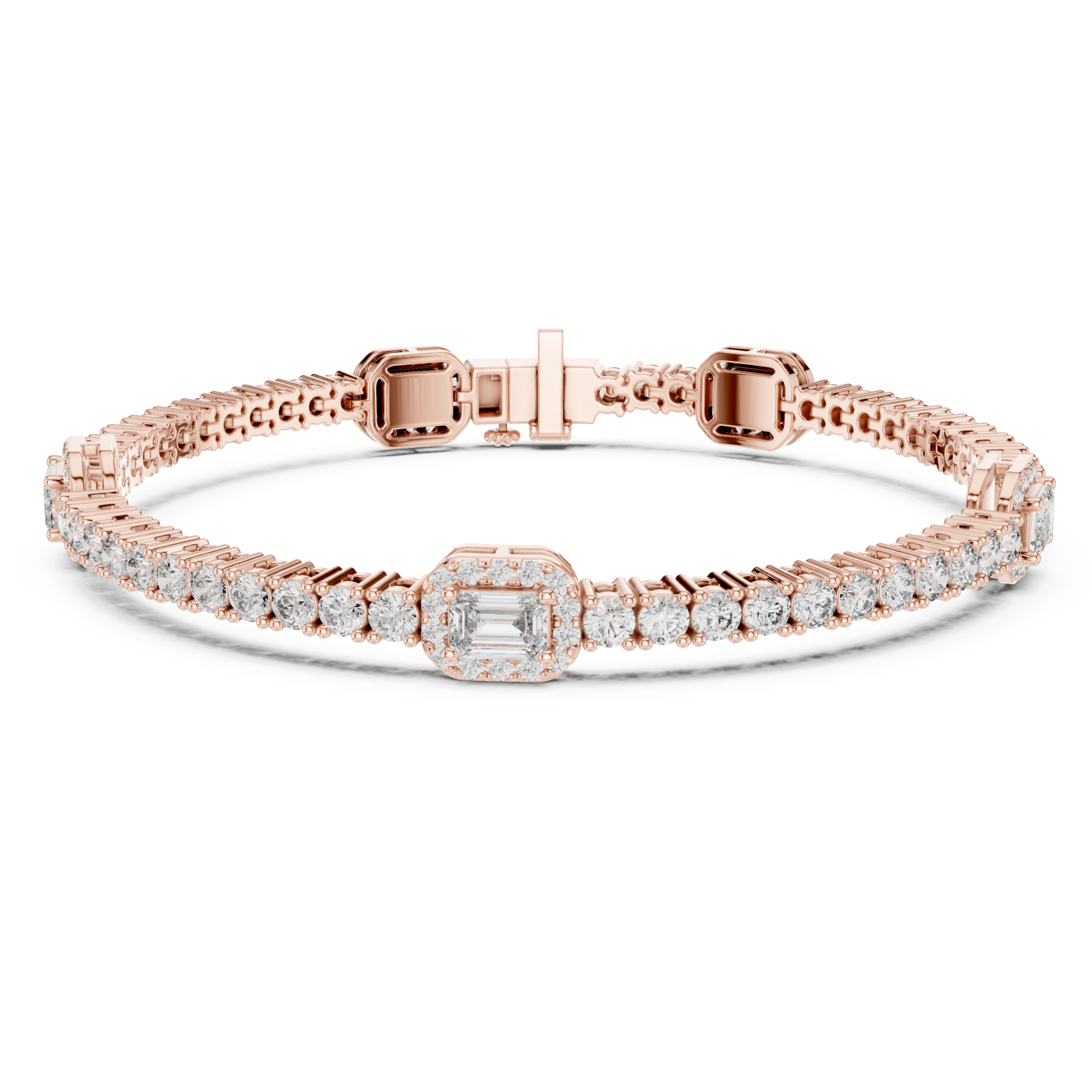  Rose Gold Twilight Vow Elegant Band Right View