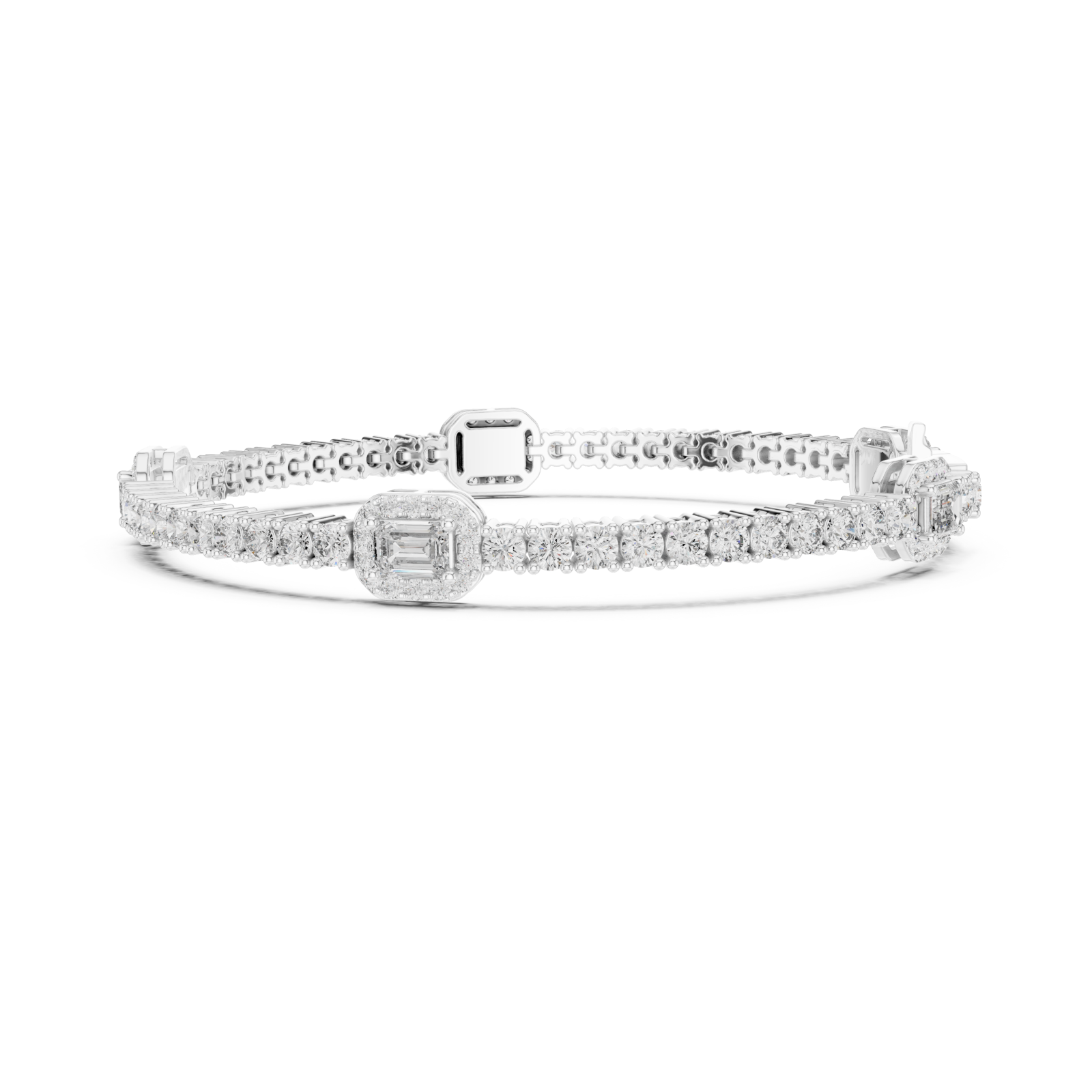  White Gold Twilight Vow Elegant Band Side View