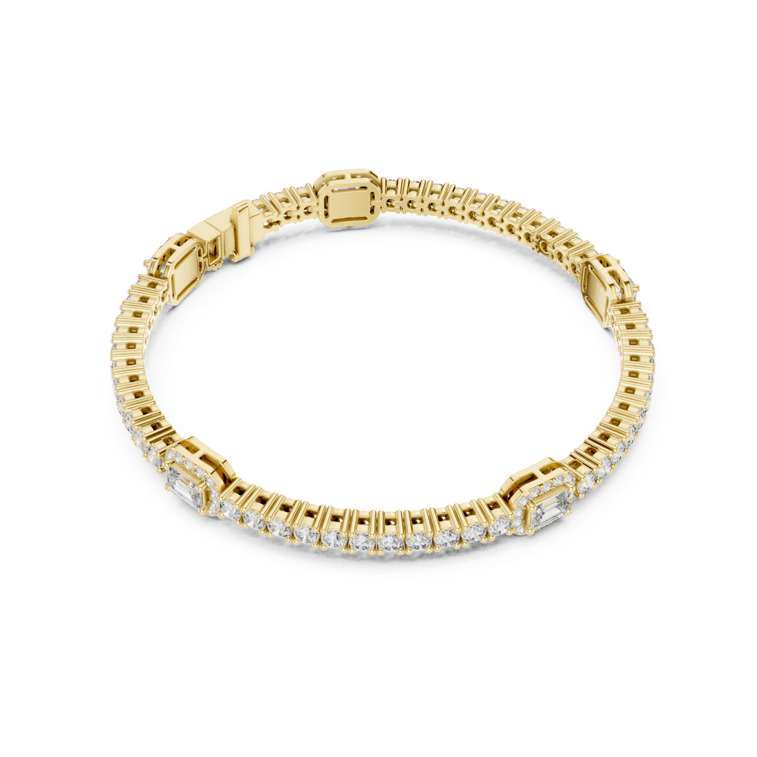 Gold Twilight Vow Elegant Band Right View