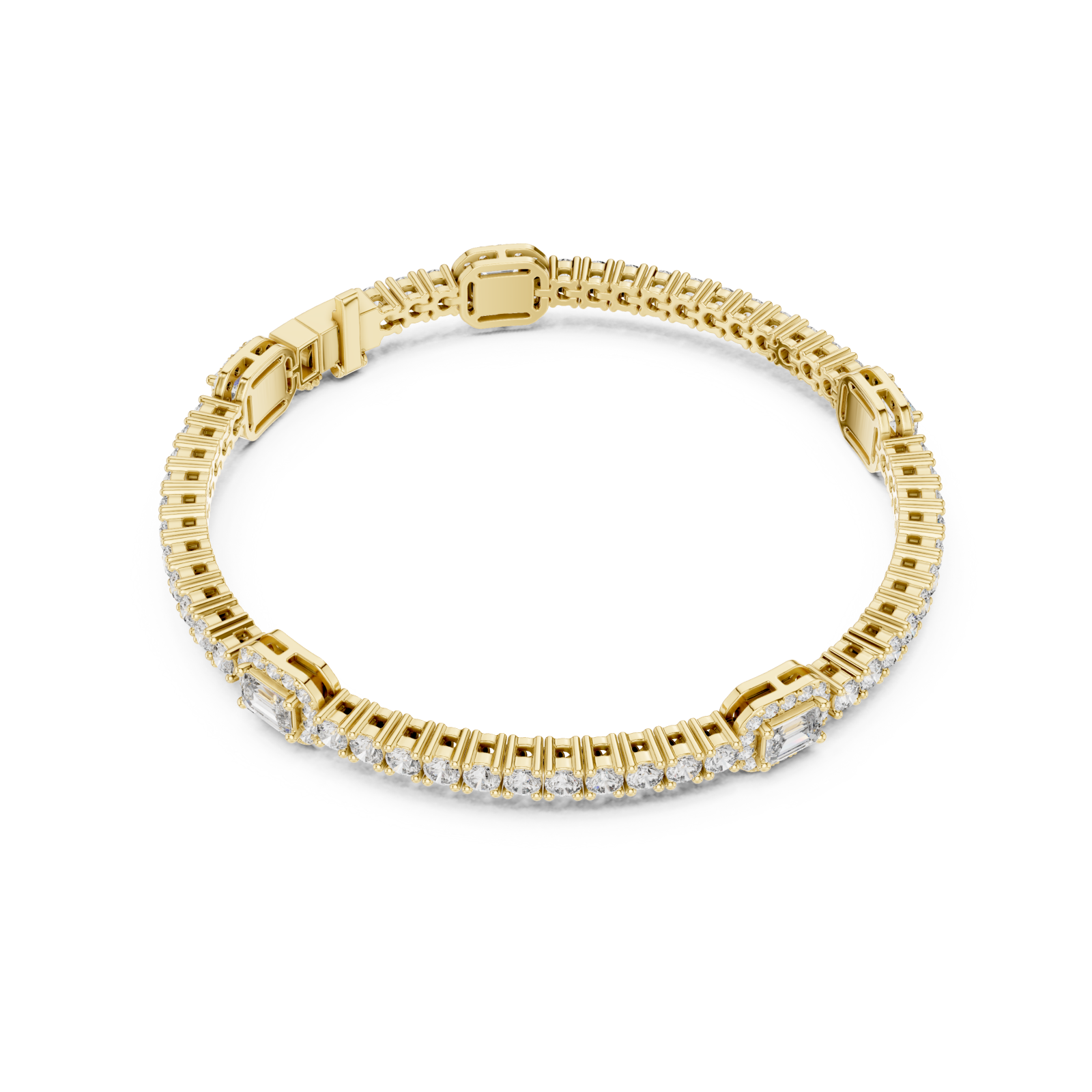  Gold Twilight Vow Elegant Band Front View