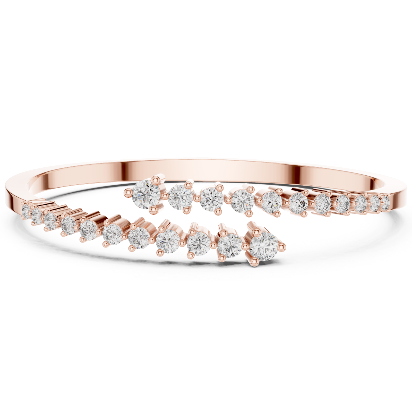 Rose Gold Eternal Gleam Signature Wrap Bracelet Right View
