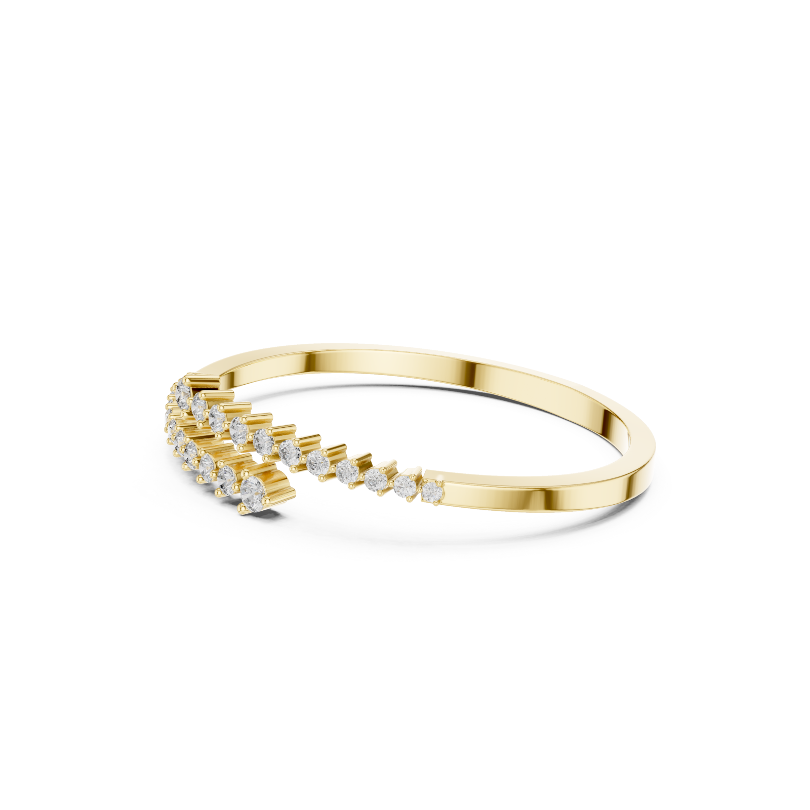  Gold Eternal Gleam Signature Wrap Bracelet Left View
