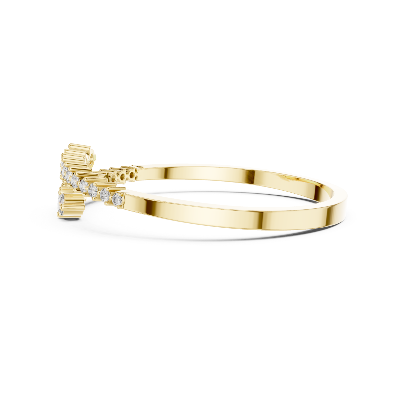  Gold Eternal Gleam Signature Wrap Bracelet Side View
