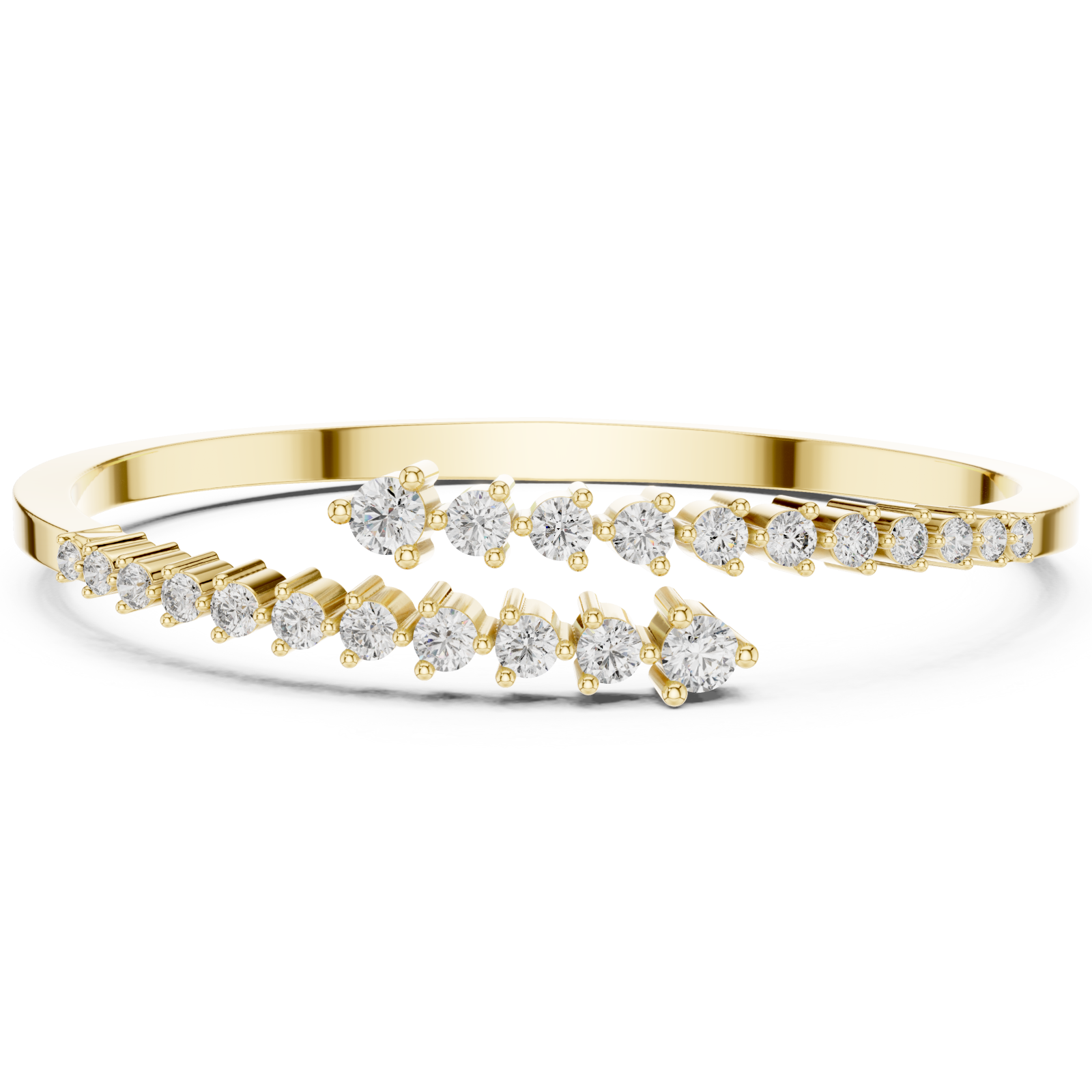 Gold Eternal Gleam Signature Wrap Bracelet Right View