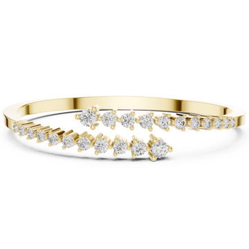 Gold Eternal Gleam Signature Wrap Bracelet Right View