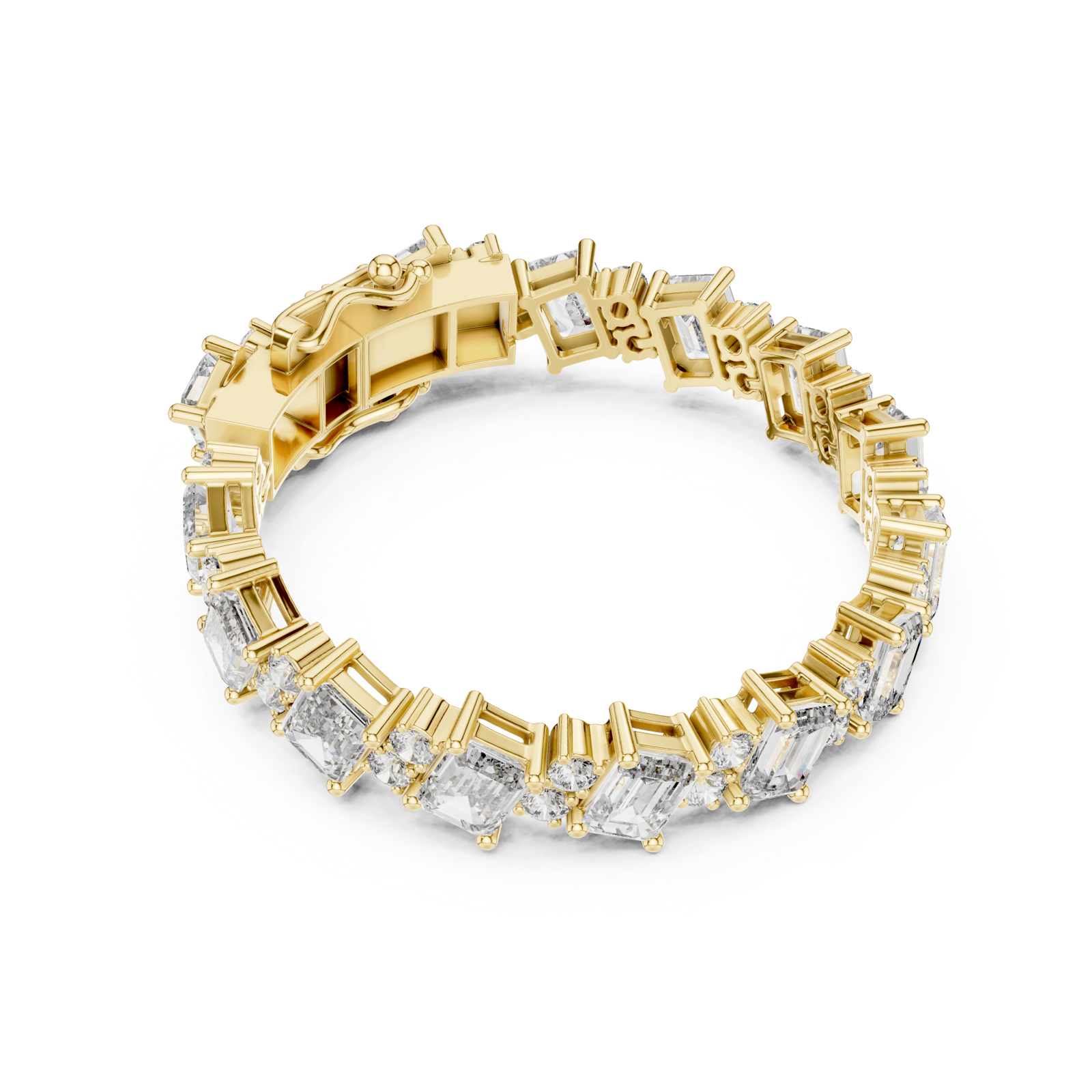  Gold Symphony of Light Grand Bracelet Front View