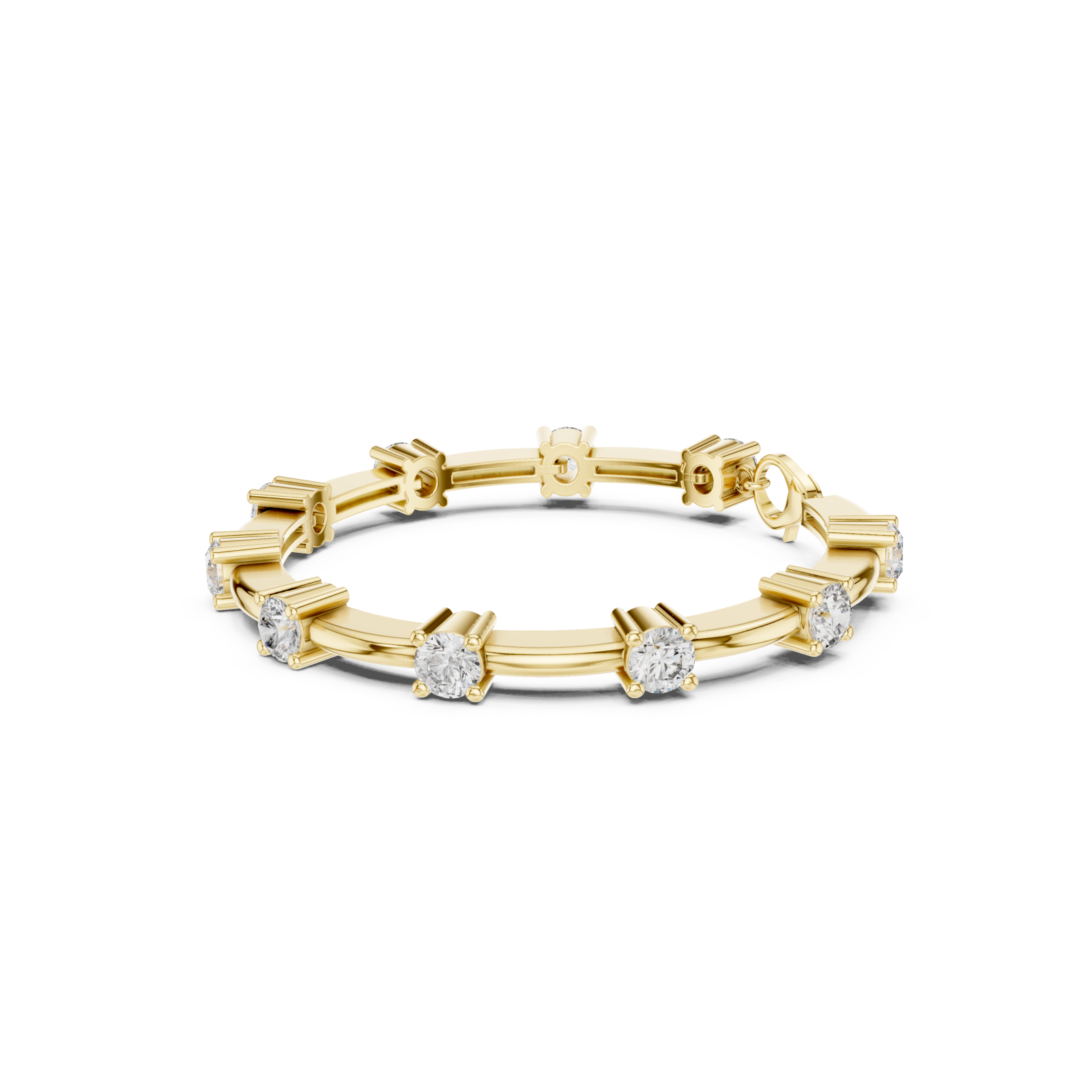  Gold Infinite Radiance Wrap Around Flex Bracelet Left View