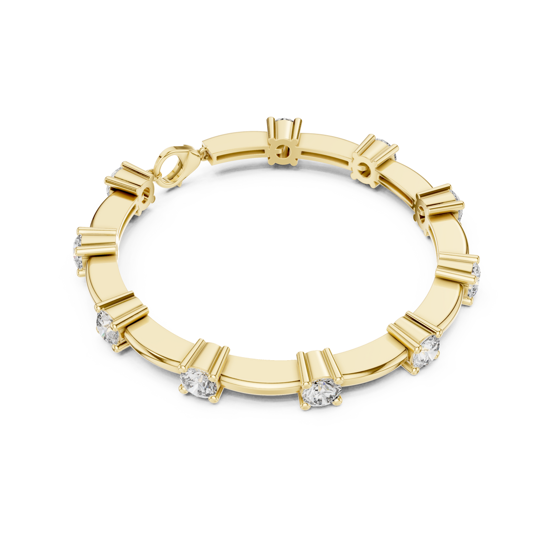Gold Infinite Radiance Wrap Around Flex Bracelet Right View