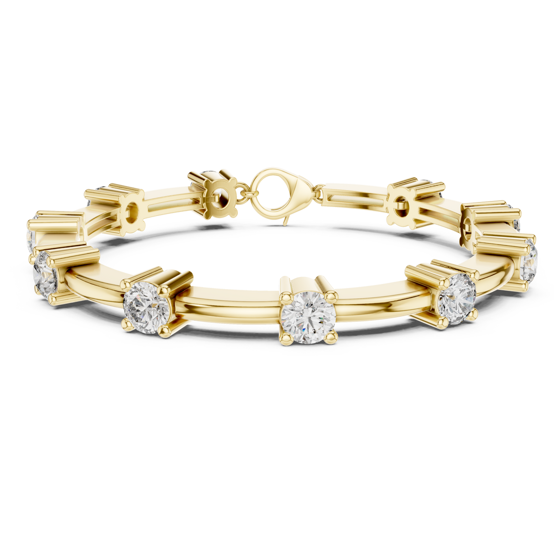 Gold Infinite Radiance Wrap Around Flex Bracelet Right View