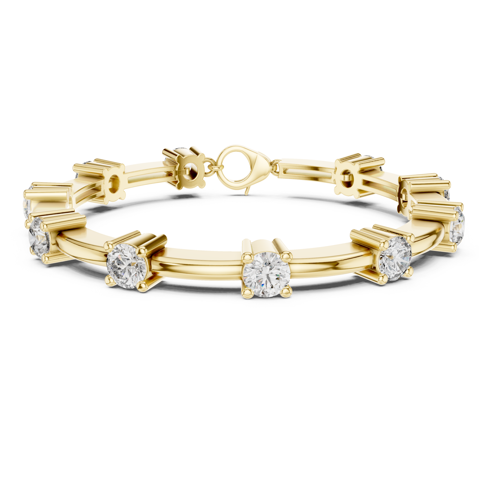 Gold Infinite Radiance Wrap Around Flex Bracelet Right View