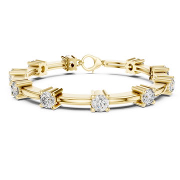 Gold Infinite Radiance Wrap Around Flex Bracelet Right View
