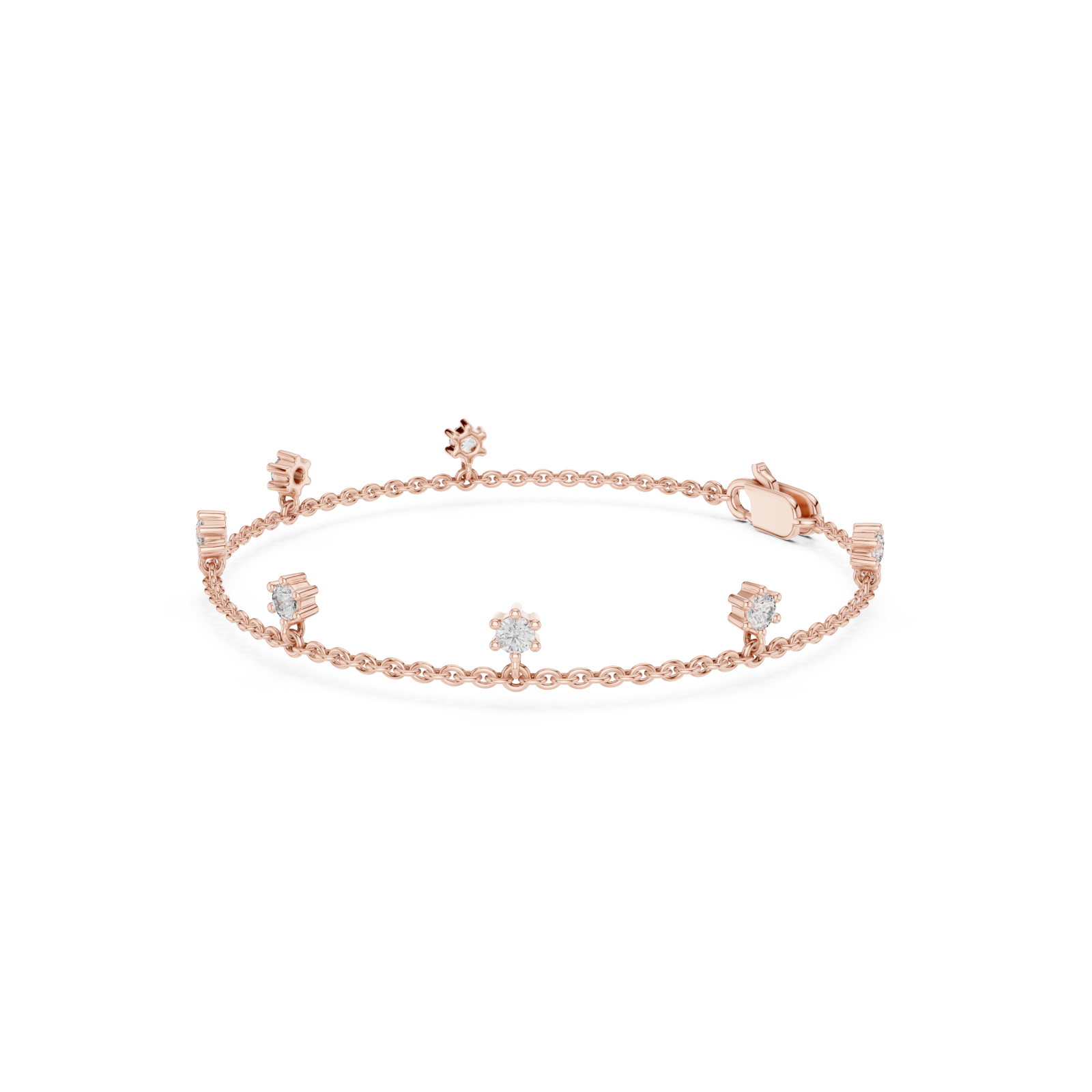  Rose Gold Luminous Crest Wristlet Left View
