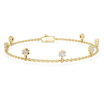 Gold Luminous Crest Wristlet Right View